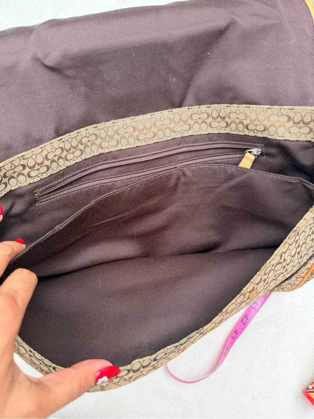 Vintage Coach Hudson signature messenger bag
